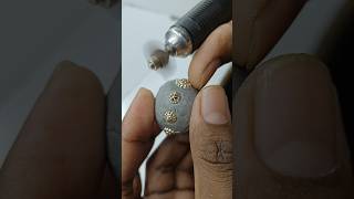 Gold nose pin latest design amirulhoque gold nose pink design making jewelry viral video [upl. by Rey]