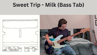 Milk  Sweet Trip Bass cover  Tabs [upl. by Sirac45]