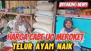 HARGA CABE HARI INI HARGA BAWANG MERAH HARI INI HARGA TELUR HARI INI DI PASAR [upl. by Arrotal431]