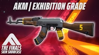 AKM EXHIBITION GRADE Skin Review  The Finals Season 4 Vault Hunter Set [upl. by Odnumyar]