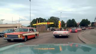 Power Meet Cruising in Lidköping July 6 2018 [upl. by Anayit]