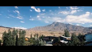 View from Balcony of hotel Rangyul kargil [upl. by Yenahs640]