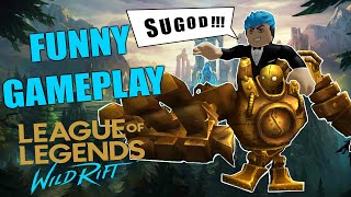 When ROBLOX GAMER play LEAGUE OF LEGENDS WILD RIFT [upl. by Ahsead]