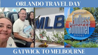 Travel Day From Gatwick to Melbourne Orlando with Tui Staying at Dockside Endless Summer Resort [upl. by Attinahs780]