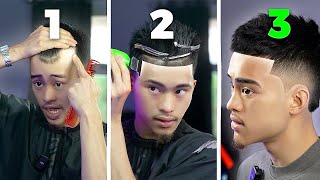 Self Cut Burst Fade Tutorial  Simple  Clean [upl. by Wettam]