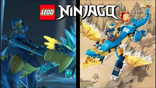 LEGO NINJAGO Core Sets And Their Animated Versions [upl. by Nairbal]