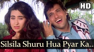 Silsila Shuru Hua Pyar Ka HD  Dulaara Songs  Govinda  Karisma  Alka Yagnik  Udit Narayan [upl. by Gladys76]