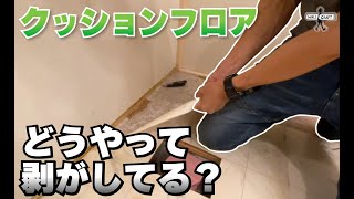 【DIY】クッションフロアの剥がし方 [upl. by Balbur562]