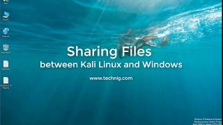 How to Share File between Kali Linux and Windows 10 Easily [upl. by Notlil]