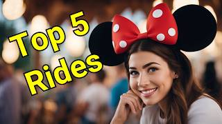 MUSTRIDE Top 5 Magic Kingdom Attractions 2024  Disney Worlds Best Rides [upl. by Yelsehc]