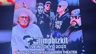 Limp Bizkit live in Tokyo 1st night 20231120 [upl. by Brigit51]