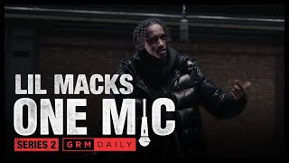 Lil Macks  One Mic Freestyle  GRM Daily [upl. by Gnav]