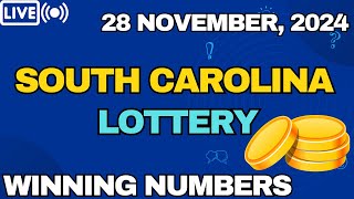 South Carolina Midday Lottery Results For  28 Nov 2024  Pick 3  Pick 4  Cash 5  Powerball [upl. by Lancelle]