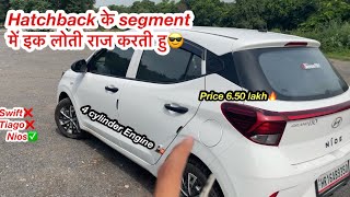 छोटी गाड़ी का असली मजा👍🏻 तो Nios में है✅। Nios 4 cylinder engine pure petrol ⛽️ [upl. by Akiner]