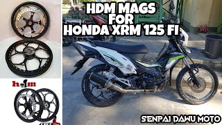 HDM Mags for Honda XRM 125 Fi  Endurance Set Up last Thune v3 2021  Tire Repair Kit for Tubeless [upl. by Nnaeed]