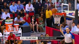 Jonas Valanciunas is the 2013 Las Vegas Summer League MVP [upl. by Omer]