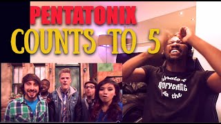 QOFYREACTS To Pentatonix Counts amp Sings to Five  Sesame Street [upl. by Halyahs]