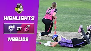 Hobart Hurricanes v Sydney Sixers  WBBL09 [upl. by Seidler489]