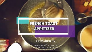 Easy recipe to make french toast learning videoproject in school [upl. by Enram]