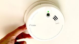 KIDDE Smoke Alarm Remove Cover Change Battery [upl. by Ruomyes]