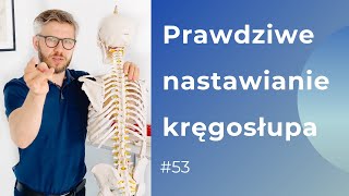 Prawdziwe nastawianie kręgosłupa  AUTOTERAPIA W 5 MINUT 53 [upl. by Bartlett]