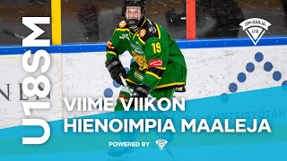 U18 SMsarjan viime viikon hienoimmat maalit – Katso videokooste [upl. by Merkley]