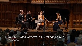 MOZART Piano Quartet in Eflat major K493 mvt II  ChamberFest Cleveland 2015 [upl. by Trevor457]