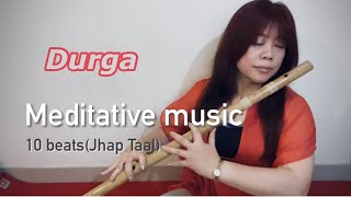 Yogic music Bansuri Raga Durga [upl. by Nalda]