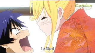 Nisekoi  Drunk Chitoge Ask Raku Kiss  KissAnime [upl. by Ogram]