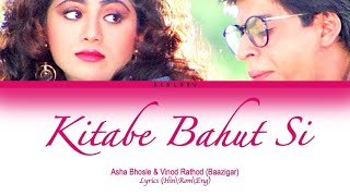 Kitabe Bahut Si  Baazigar full song with lyrics in hindi english and romanised [upl. by Ys]