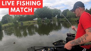 Live Fishing Match Barford Lakes NR9 4BJ Barfordlakes [upl. by Eegnat]