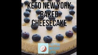 New York Keto Cheesecake  How To Make Keto Cheesecake Recipe Video [upl. by Trygve]