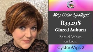 Wig Color Spotlight R3329S Glazed Auburn by Raquel Welch on Boost [upl. by Colburn]