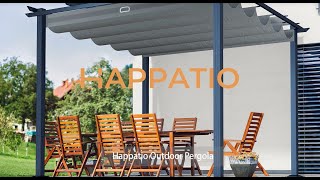 Happatio Pergola Installation Tutorial [upl. by Dorren440]