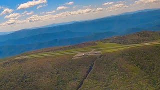 LANDING ON A MOUNTAINTOP  Lewisburg WV LWB to Hot Springs VA HSP in a Cessna 172 [upl. by Harp555]