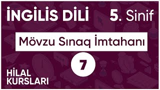 İngilis dili  5sinif MSİ  7 20202021 [upl. by Timoteo]