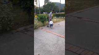 marghuzar park islamabadwth sweet son Muhammadplaying foot ball [upl. by Kaja182]