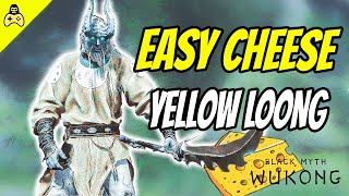 How to defeat Yellow Loong EASY CHEESE  Black Myth Wukong [upl. by Alberik]