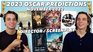 2023 Oscar Predictions  Director amp Screenplay  November [upl. by Apthorp]