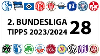 Bundesligatipps 2Liga  28Spieltag  Saison 20232024 [upl. by Adnara]