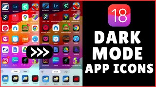 Dark Mode Icons on iPhone How to Enable Them in iOS 18 [upl. by Eural]