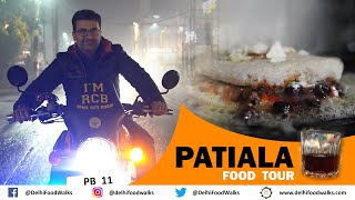 PATIALA Food Tour  Tasty CHANA KULCHA  Best Paneer Pakoda  FORMULA Chai  Patiala PEG [upl. by Lerrad]