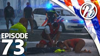 GTA5 SURFER GERAAKT DOOR BLIKSEM REANIMATIE  Royalistiq  Nederlandse Politie 73 [upl. by Gaelan]