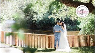 Calamigos Ranch Redwood Room Malibu Wedding Venue  Wedding Video DeniseampIsaak HDstudious CA [upl. by Oynotna]