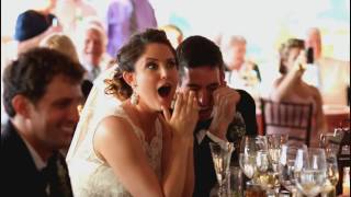 BRILLIANT matron of honor toast  TWIN SISTER TOASTOFF [upl. by Lerrad]