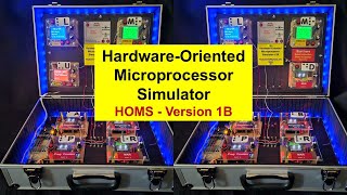 Demo of the NEW HardwareOriented Microprocessor Simulator HOMS version 1B [upl. by Suki]