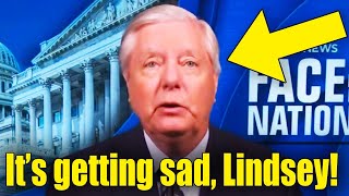 Lindsey Graham Visibly IN DESPAIR as Interview Takes Turn For The Worse [upl. by Ailaham]