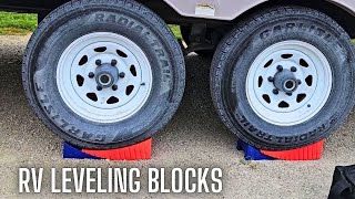 WELLUCK Camper Leveler  RV Leveling Blocks  RV Wheel Chocks [upl. by Rubin]