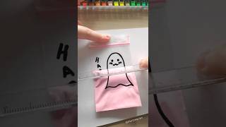 Wait✋they dont love you like I love you ✨Cute Zip Lock Bag Trick art drawing magic [upl. by Lak]