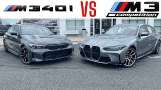 2024 BMW M3 Competition VS BMW M340i [upl. by Gnek740]